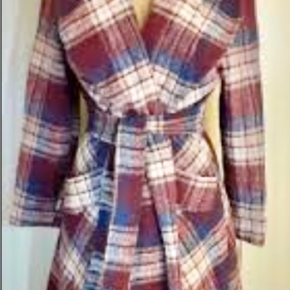 70’s hooded wool wrap coat- Vintage Coat- like NEW! - Picture 3 of 4